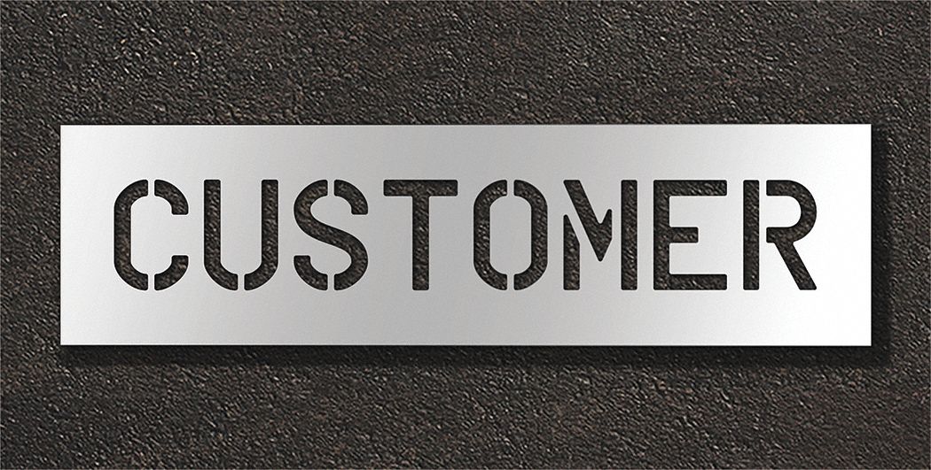 IndividualStencil Message Polyethylene
