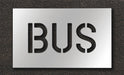 Pavement Stencil Bus