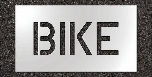 Pavement Stencil Bike