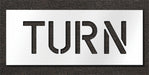 Pavement Stencil Turn