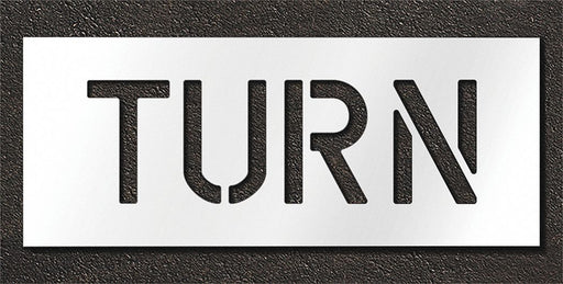 Pavement Stencil Turn
