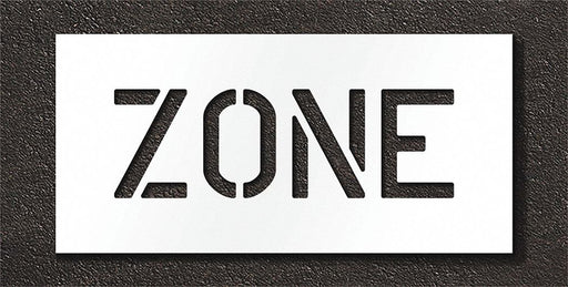 Pavement Stencil Zone