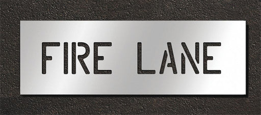 Pavement Stencil Fire Lane