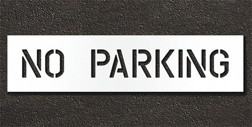 Pavement Stencil No Parking