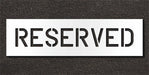 Pavement Stencil Reserved