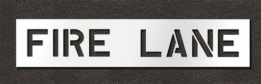 Pavement Stencil Fire Lane