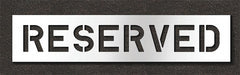 Pavement Stencil Reserved