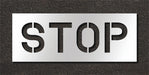 Pavement Stencil Stop