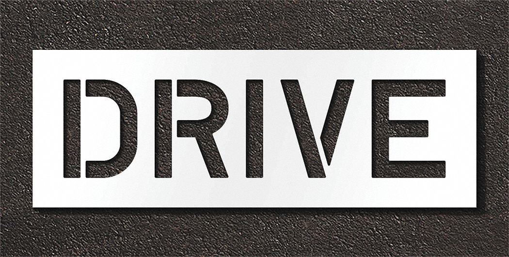 Pavement Stencil Drive