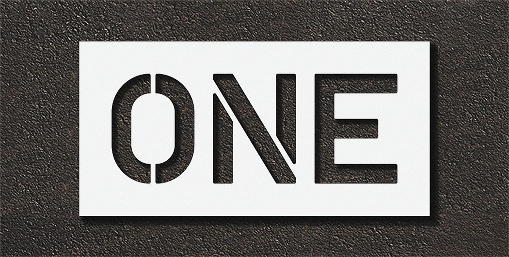 Pavement Stencil One