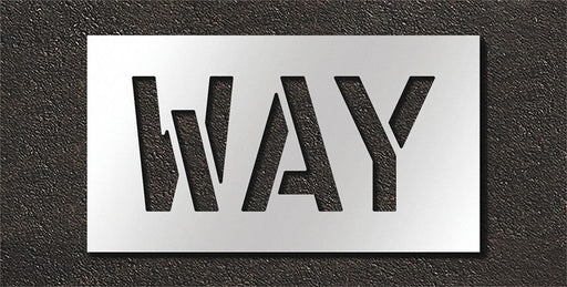 Pavement Stencil Way