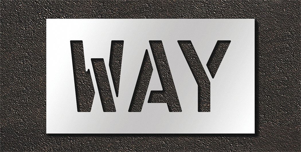IndividualStencil Message Polyethylene
