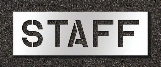 Pavement Stencil Staff