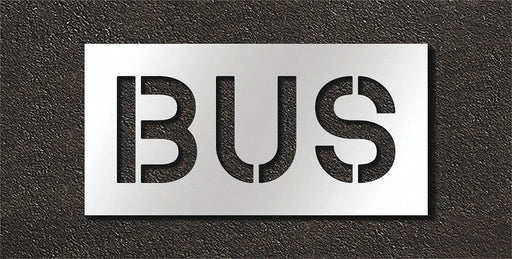 Pavement Stencil Bus