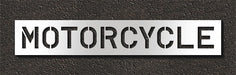Pavement Stencil Motorcycle