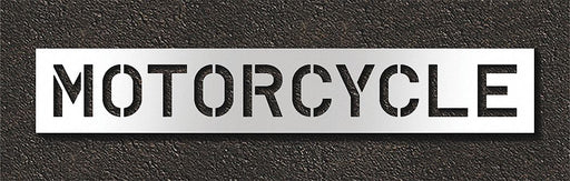 Pavement Stencil Motorcycle