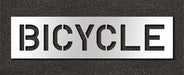 Pavement Stencil Bicycles