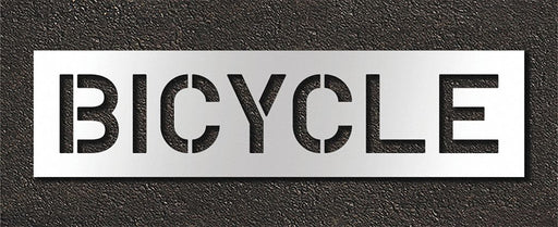 Pavement Stencil Bicycles