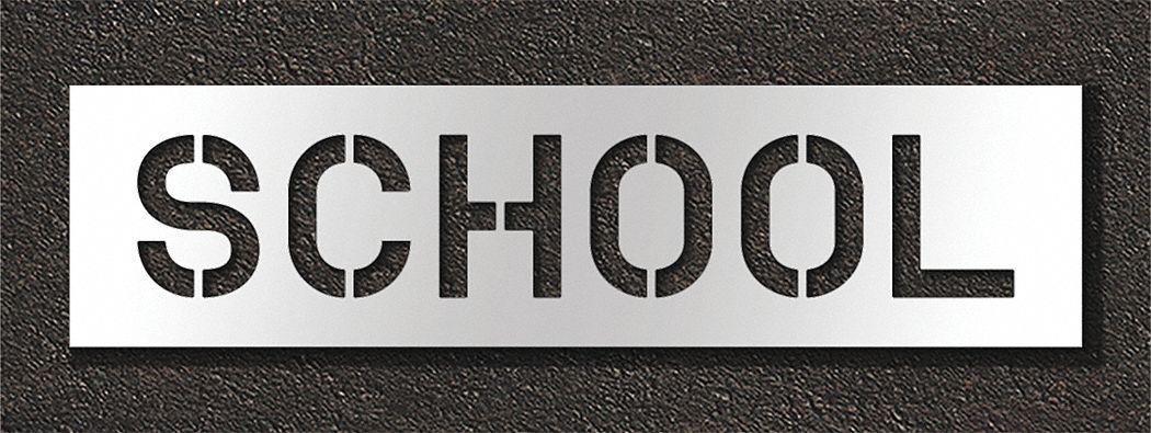 Pavement Stencil School