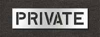 IndividualStencil Message Polyethylene