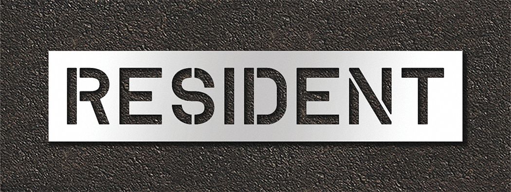 IndividualStencil Message Polyethylene