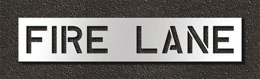 Pavement Stencil Fire Lane