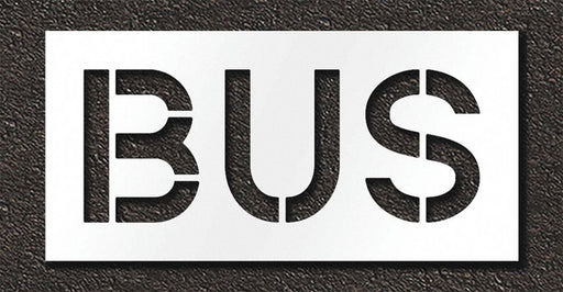 Pavement Stencil Bus