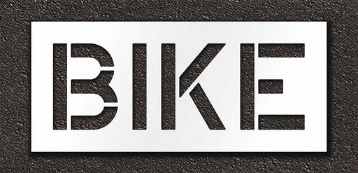 Pavement Stencil Bike