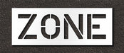Pavement Stencil Zone