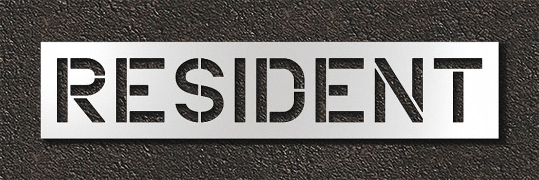 IndividualStencil Message Polyethylene