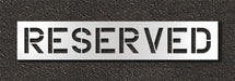 Pavement Stencil Reserved