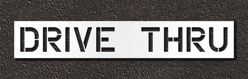 Pavement Stencil Drive Thru