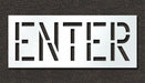 Pavement Stencil Enter