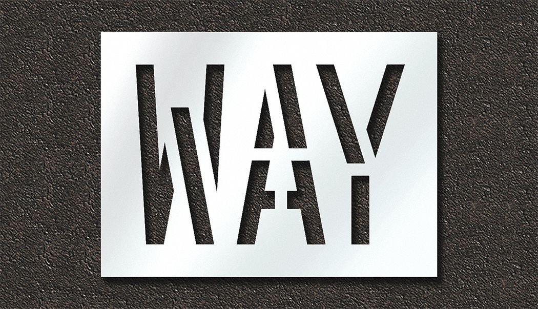 IndividualStencil Message Polyethylene