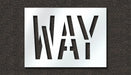 IndividualStencil Message Polyethylene