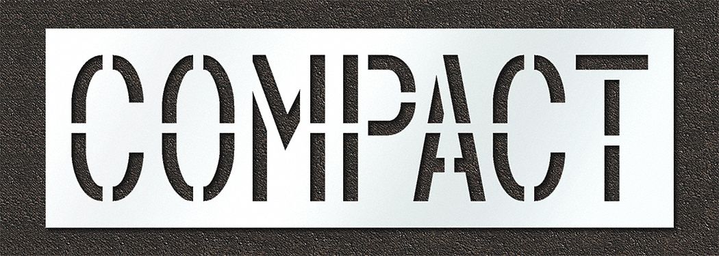 IndividualStencil Message Polyethylene