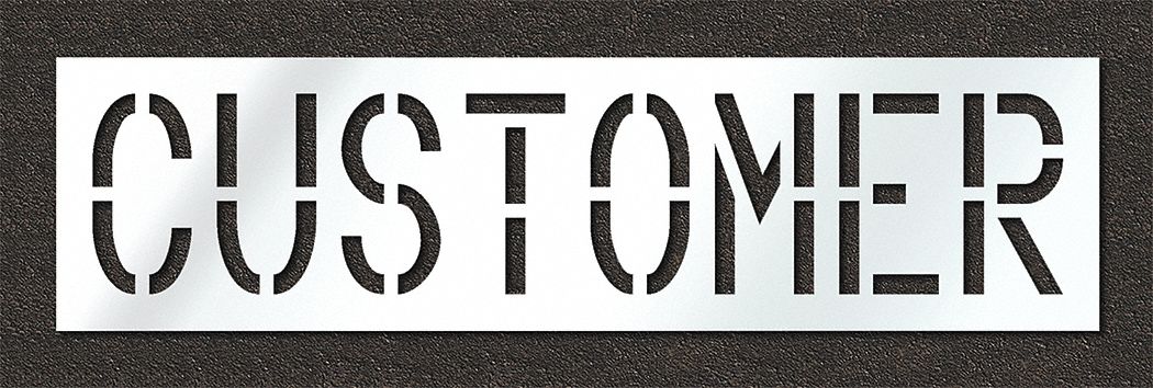 IndividualStencil Message Polyethylene