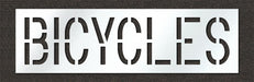 Pavement Stencil Bicycles