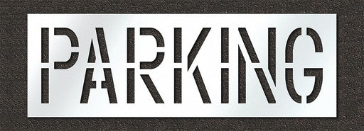 Pavement Stencil Parking