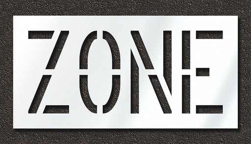 Pavement Stencil Zone