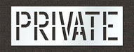 Pavement Stencil Private