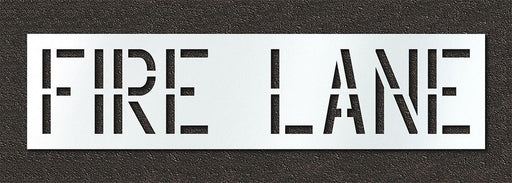 Pavement Stencil Fire Lane