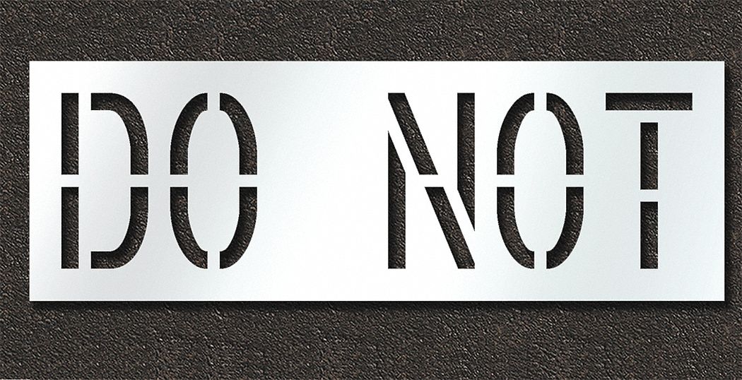 IndividualStencil Message Polyethylene