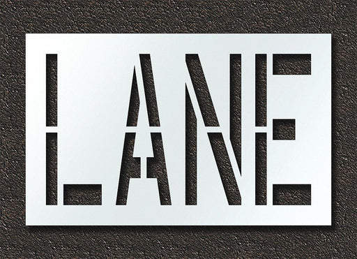 Pavement Stencil Lane