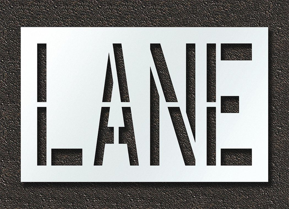 Pavement Stencil Lane