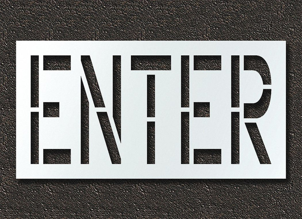 IndividualStencil Message Polyethylene
