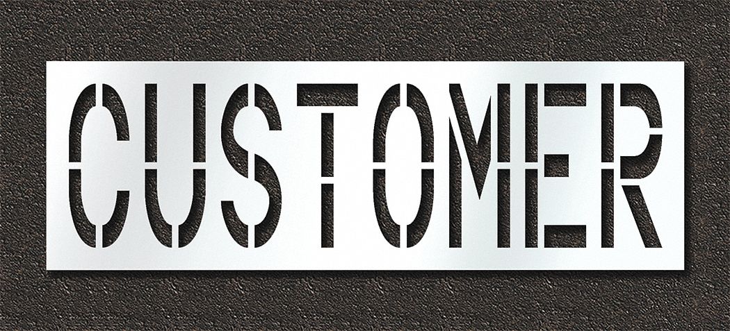 IndividualStencil Message Polyethylene
