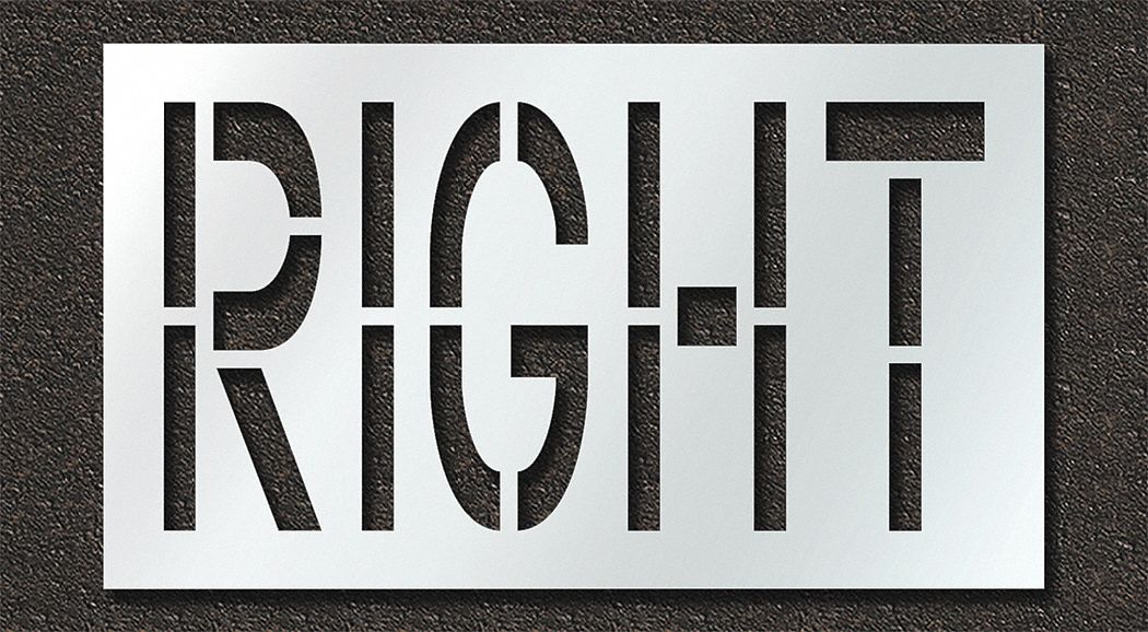 IndividualStencil Message Polyethylene