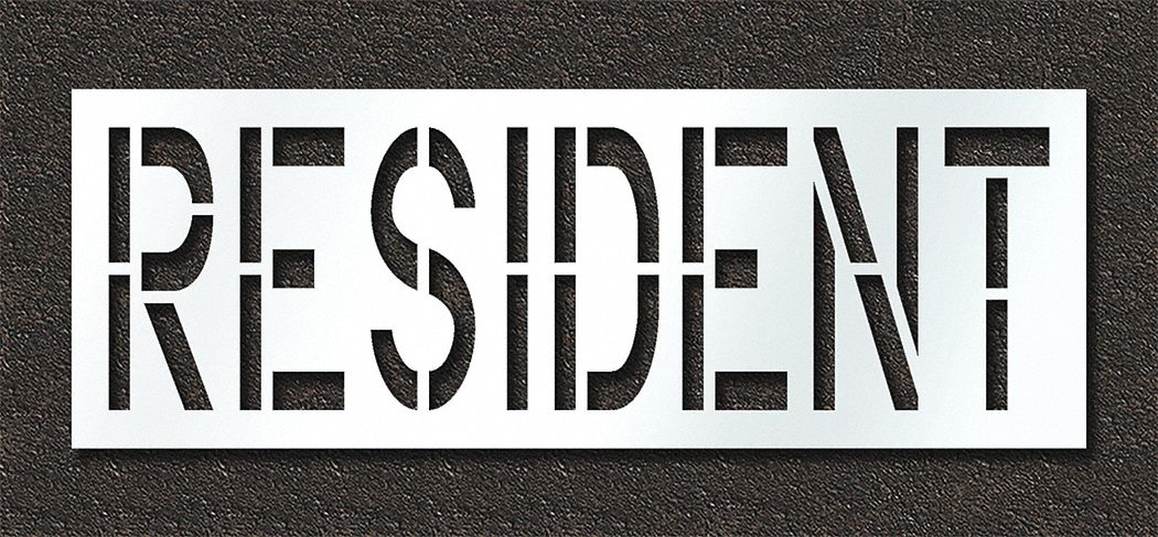 IndividualStencil Message Polyethylene