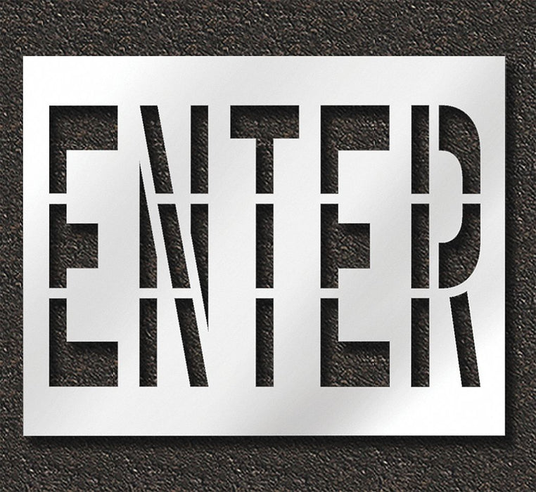 IndividualStencil Message Polyethylene
